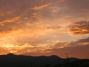 2009年7月16日の空